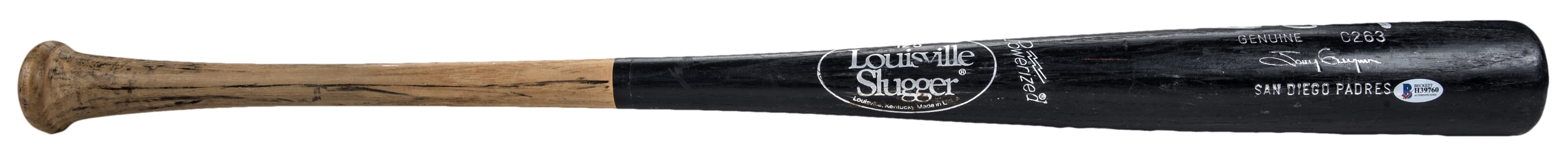 1992 Tony Gwynn Game Used & Signed Louisville Slugger C263 Model Bat (PSA/DNA & Beckett)